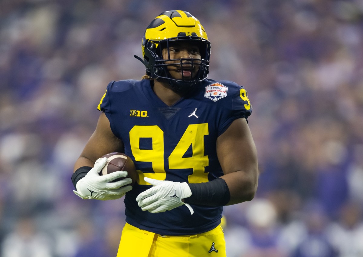 Named a team captain as a junior, Kris Jenkins consistently stuffed the middle, making it near-impossible at times to run against Michigan's top-ranked defense.
